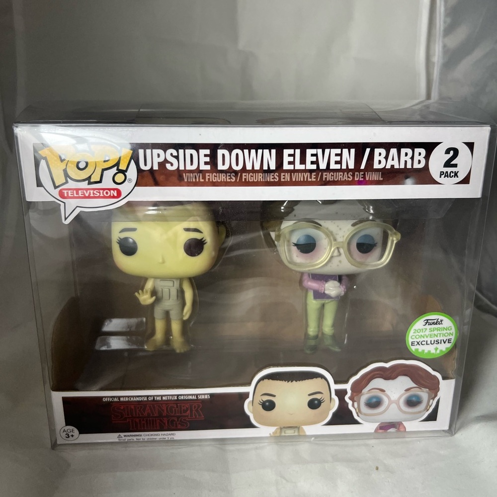 Funko Pop‎ Netflix Stranger Things Upside Down Eleven & Barb Spring Con 2017